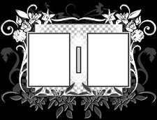 Double Floral Grungeframe 3
