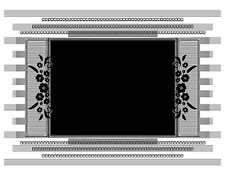 stencilled-floral-frame